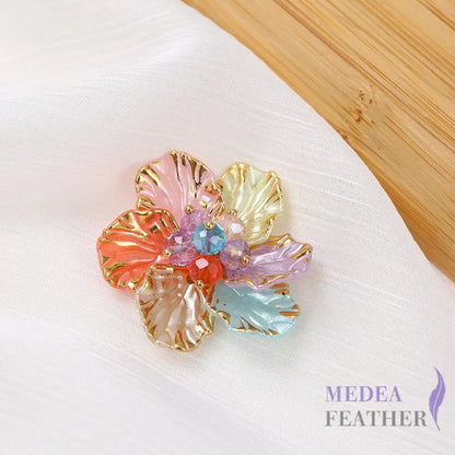 Gold Edge Bead Flower BF12