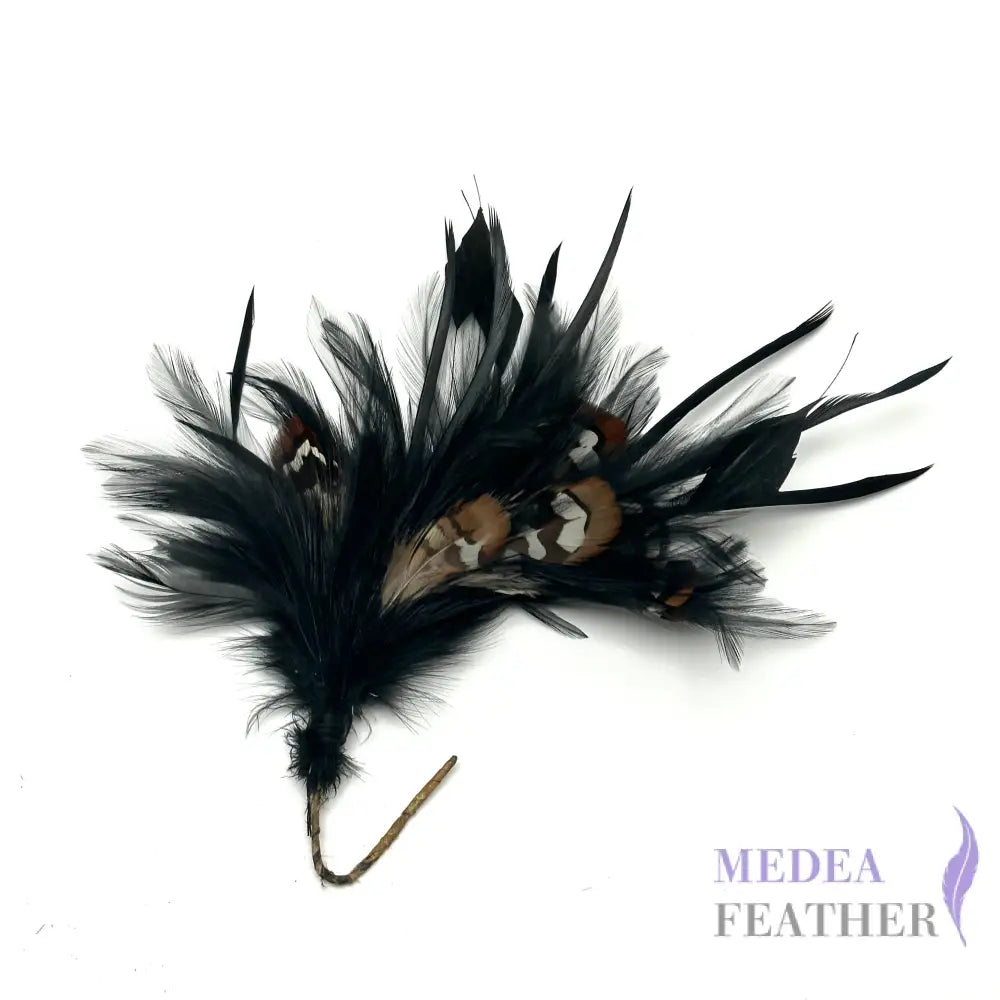 Golden Yellow Reeves Venery Pheasant Feather and Goose Biot Mount Custom - Please add text below