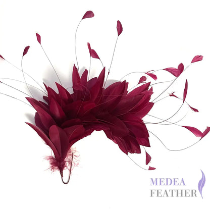 Goose and Coque Feather Mount FM304 - #104 red plum
