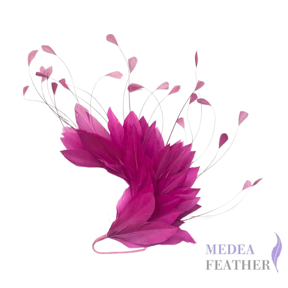 Goose and Coque Feather Mount FM304 #19 Festival Fuchsia