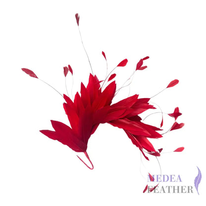 Goose and Coque Feather Mount FM304 #23 tango red