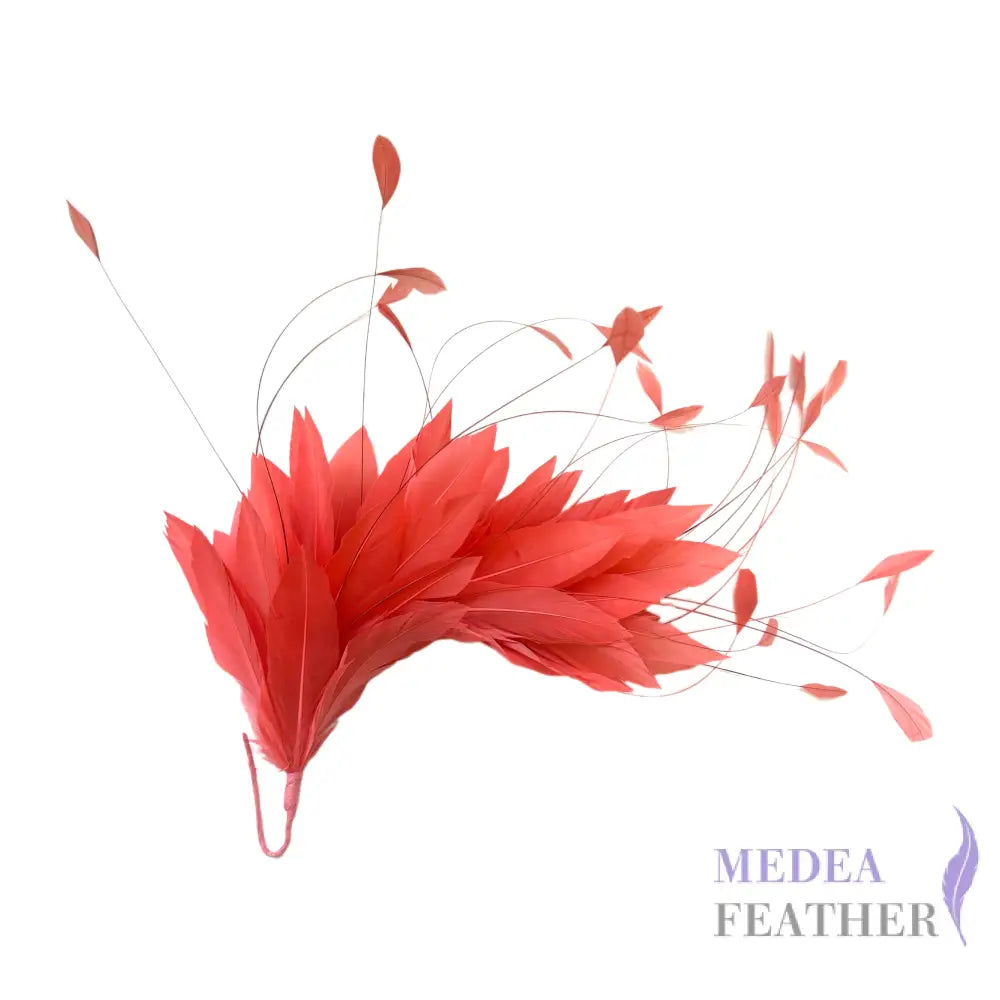 Goose and Coque Feather Mount FM304 #27 flamingo pink