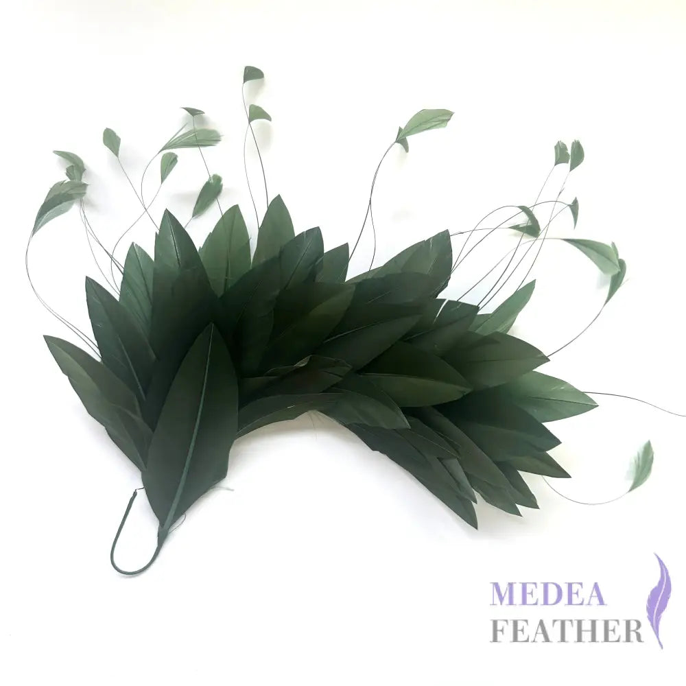 Goose and Coque Feather Mount FM304 - #69 garden green