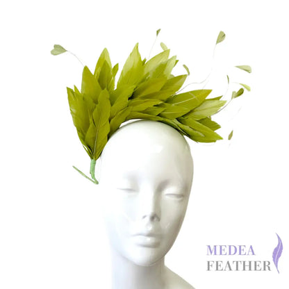 Goose and Coque Feather Mount FM304 #88 Green banana