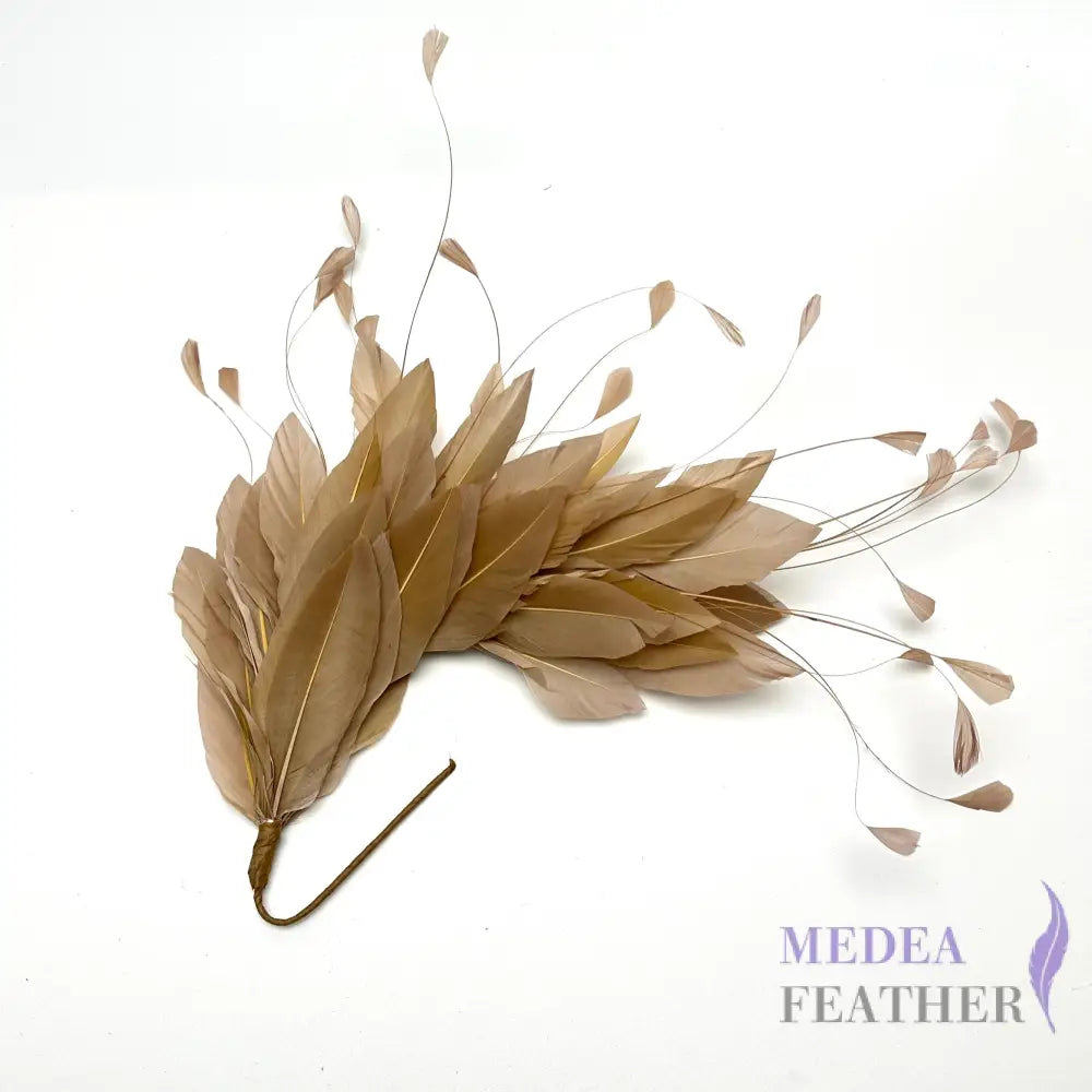 *Sales* Goose and Coque Feather Mount FM304 Gold