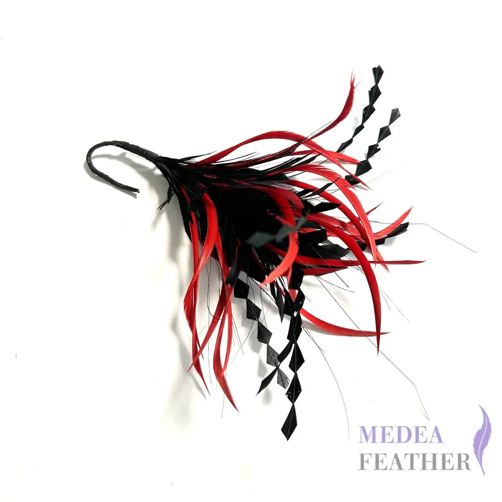 Goose Biot and Diamond Coque Feather Mount FM591 Custom - Please add text below