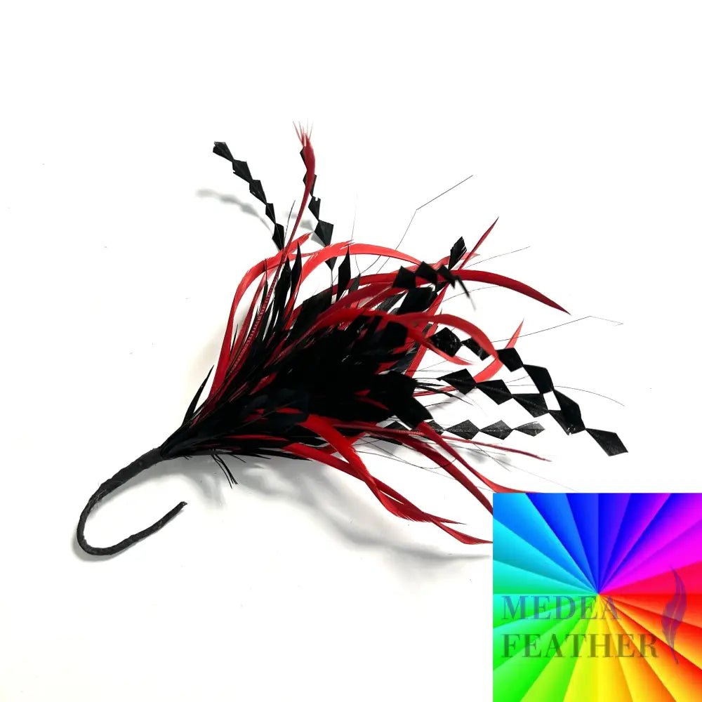 Goose Biot and Diamond Coque Feather Mount FM591 Custom - Please add text below