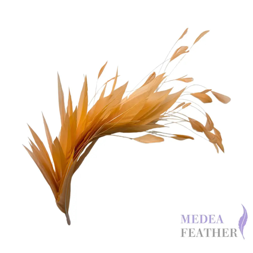 Goose & Coque Feather Hat Mount for Millinery & Fascinator Making - FM304