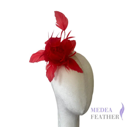 Goose Feather & Biot Feather Flower DS26081202 - #22 red