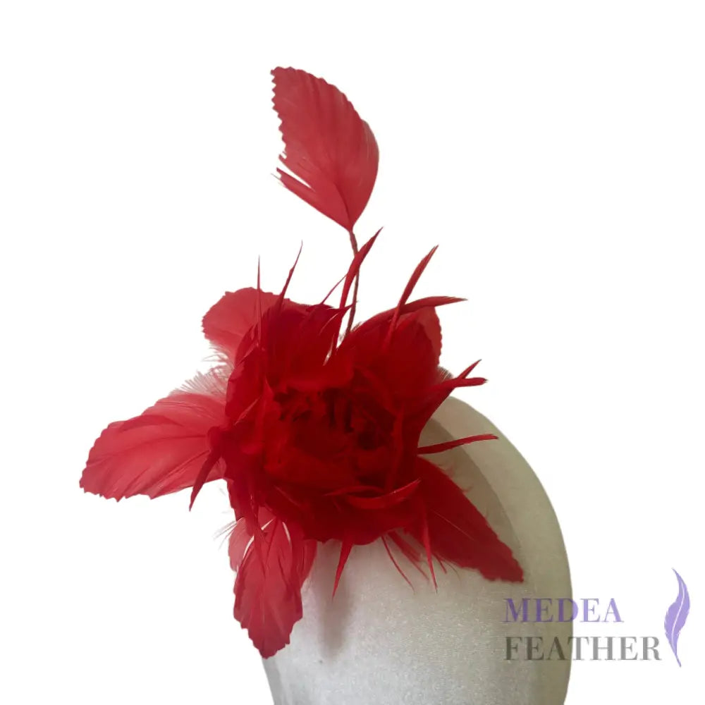 Goose Feather & Biot Feather Flower DS26081202