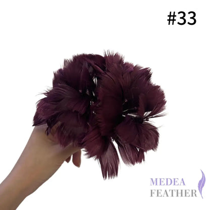 Goose Feather Bundle Mount DS260522 - #33 dark burgundy