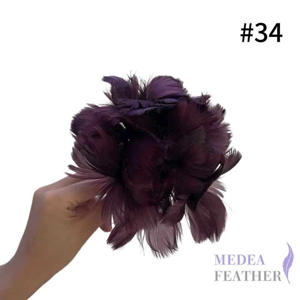 Goose Feather Bundle Mount DS260522 - #34 purple potion