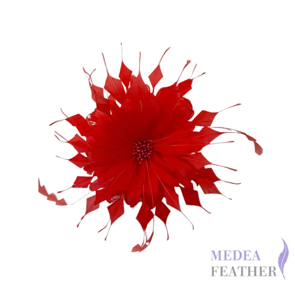 Goose Feather & Diamond Coque Feather Tips Flower Mount DS260119 - #28 hibiscus