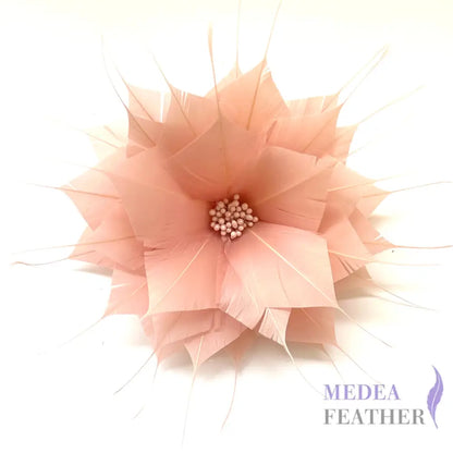 Goose Feather Flower 14cm FM615 #44 pale blush