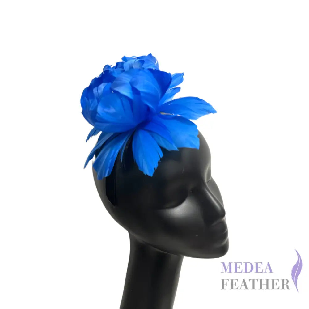Goose feather flower bloom DS250901 #83 electron blue