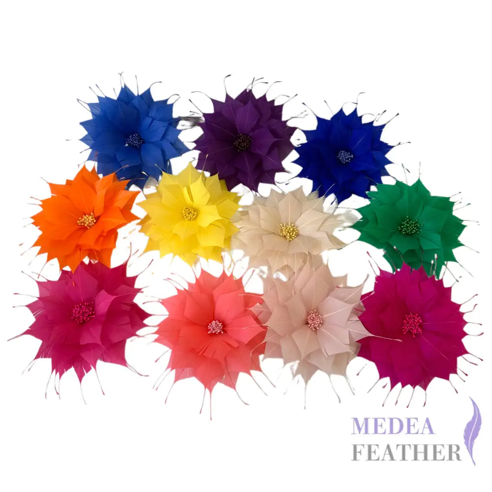 Goose Feather Flower 14cm FM024