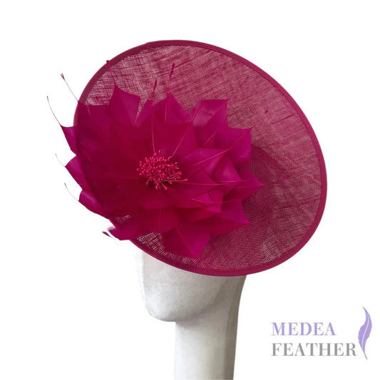 Goose Feather Flower for Oversized Hat DS26100902 - Custom - Please add text below