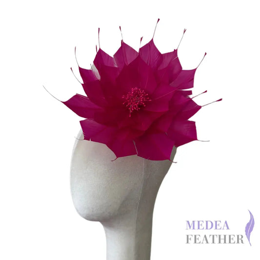 Goose Feather Flower for Oversized Hat DS26100902 - Custom - Please add text below