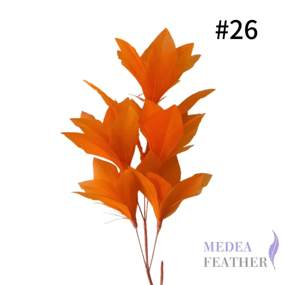 Goose Feather Flower Mount DS260527 - #26 orange
