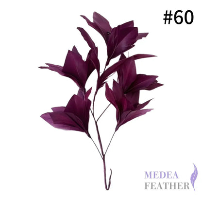Goose Feather Flower Mount DS260527 - #60 dark purple