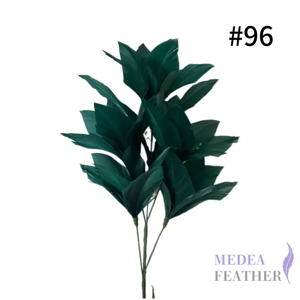 Goose Feather Flower Mount DS260527 - #96 dark green