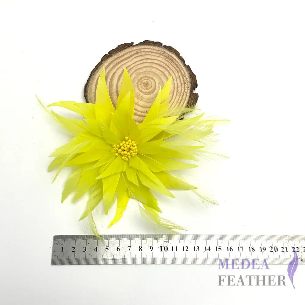 Goose Hackle Feather Flower 14cm FM616