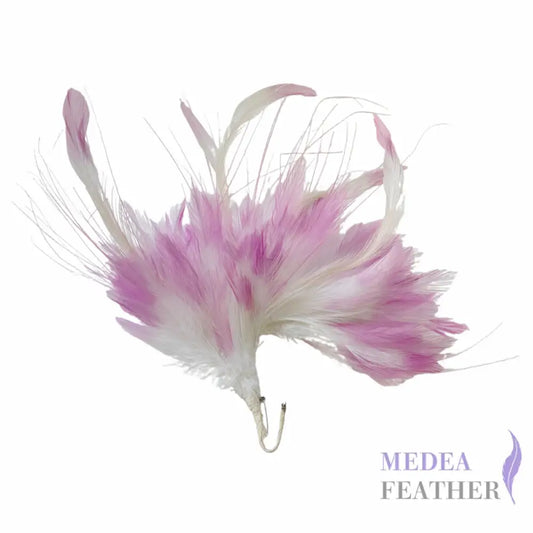 Gradient Pink Hackle Feather Mount