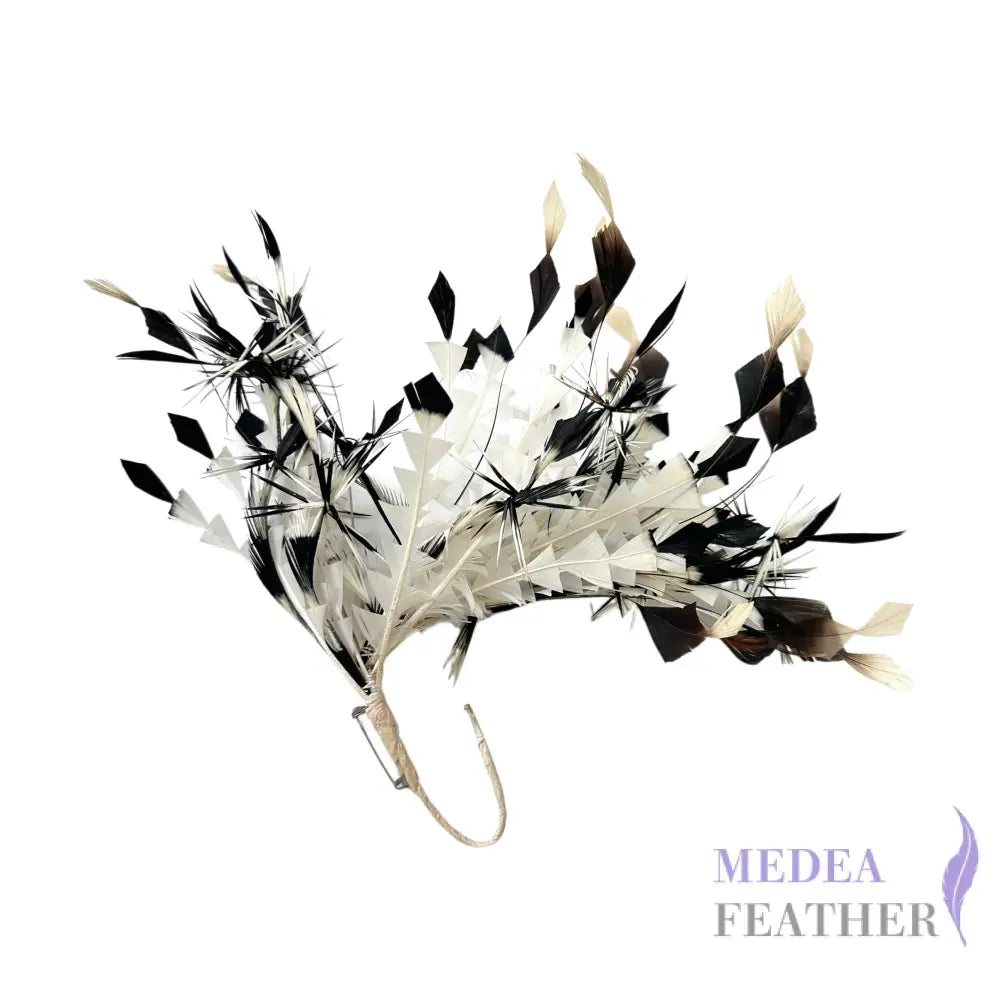 Grandient Coque & Goose Biot Feather Mount