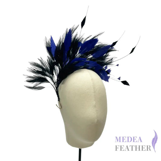 Hackle and Zigzag Goose Feather Hat Mount Custom