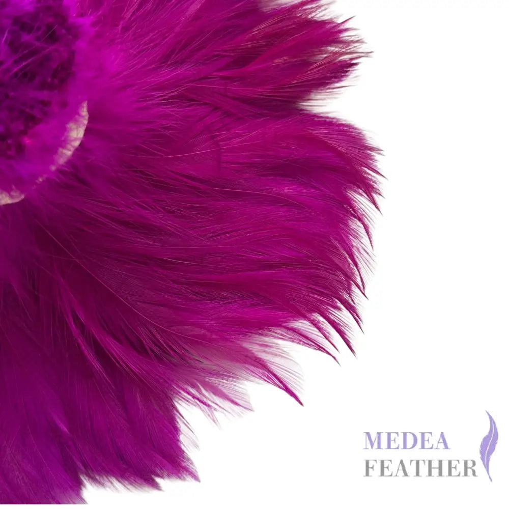 Hackle Feather 100 pcs - #19 Festival Fuchsia