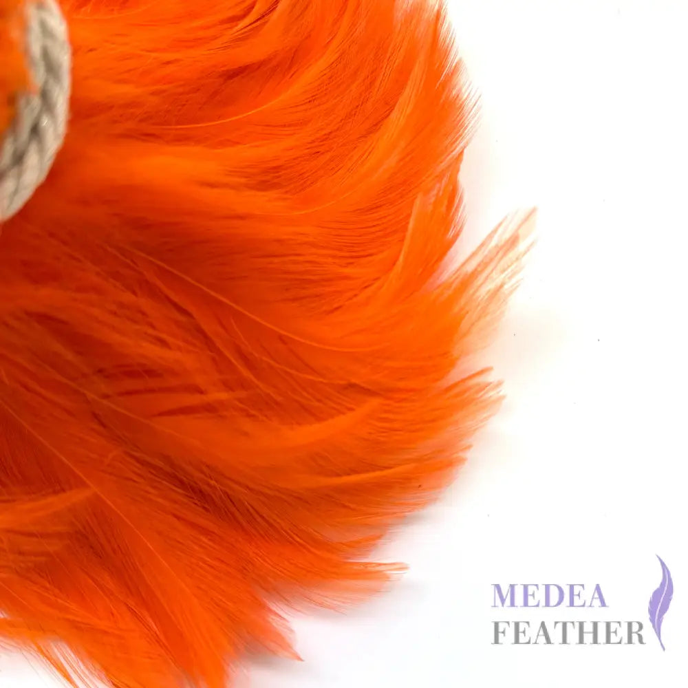 Hackle Feather 100 pcs - #24 carrot