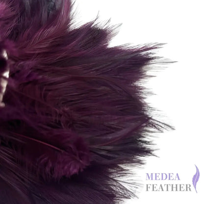 Hackle Feather 100 pcs - #62 amethyst