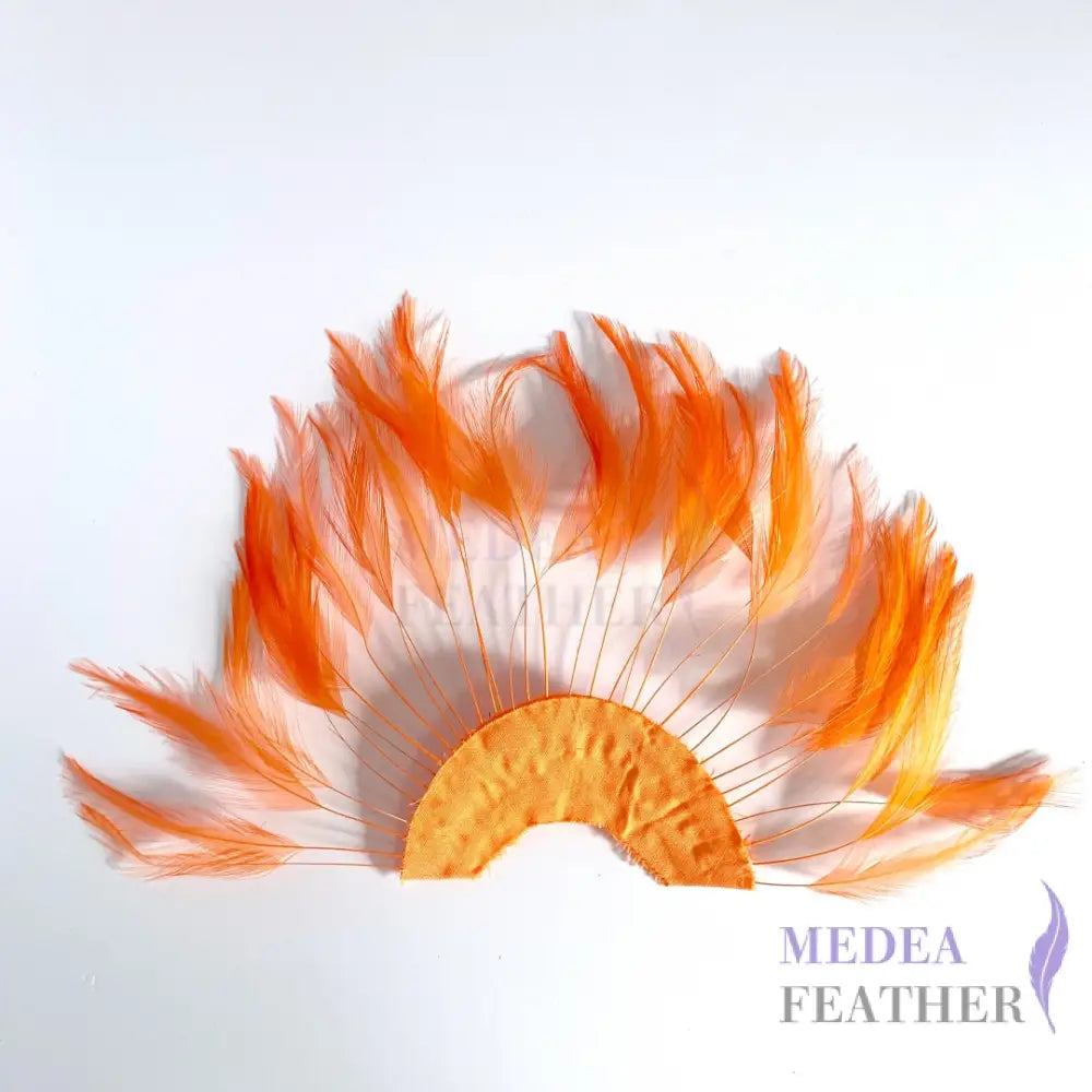 Hackle Feather Fan Custom - Please add text below