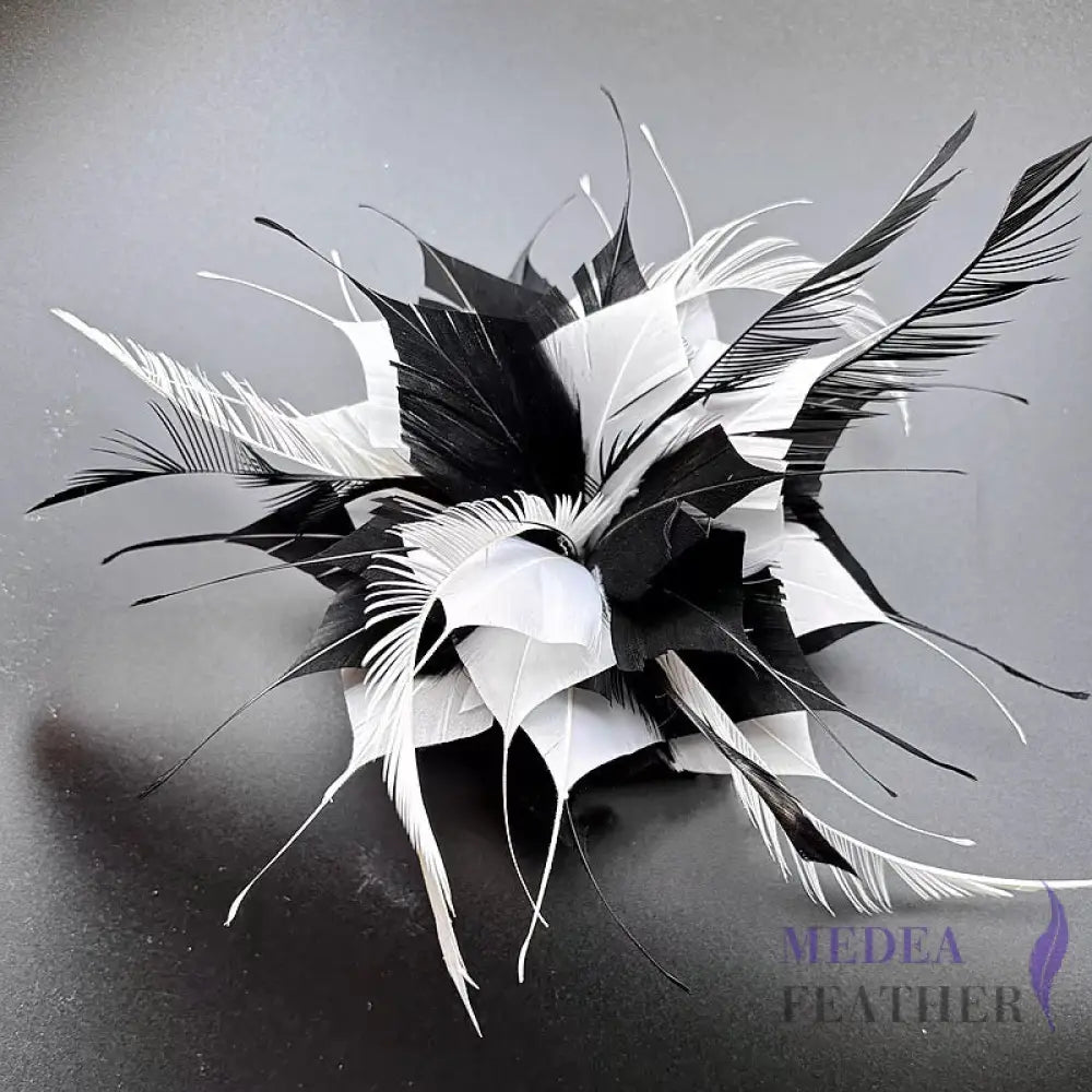 Handmade Unique Feather Flower Mount as picture