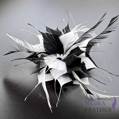 Handmade Unique Feather Flower Mount as picture