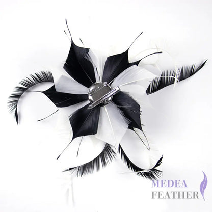 Handmade Unique Feather Flower Mount as picture