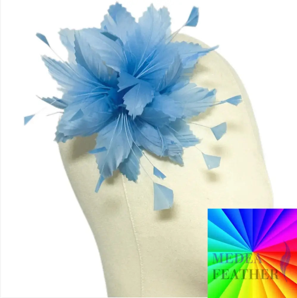 Handmade Zigzag Feather Flower Mount FM061 Custom - Please add text below