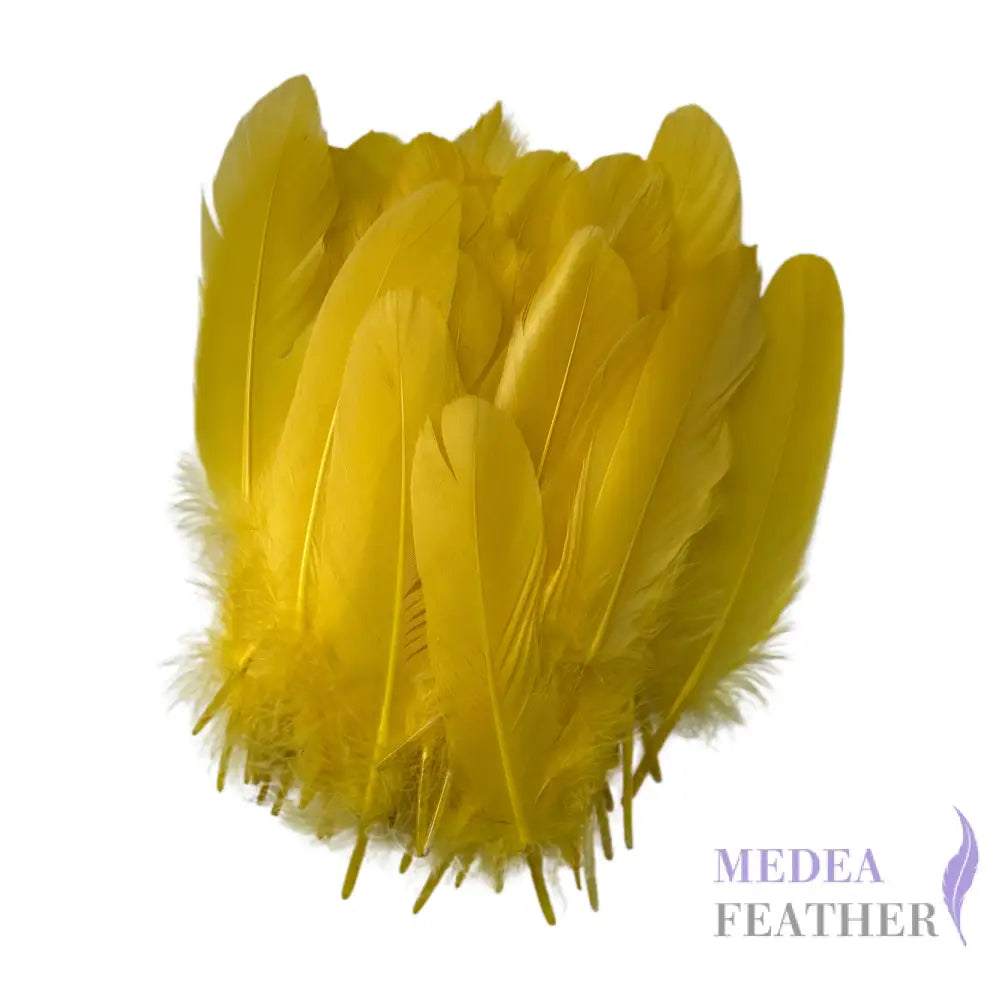 Hard Goose Feather-Pack of 50 SF005 #58 yellow