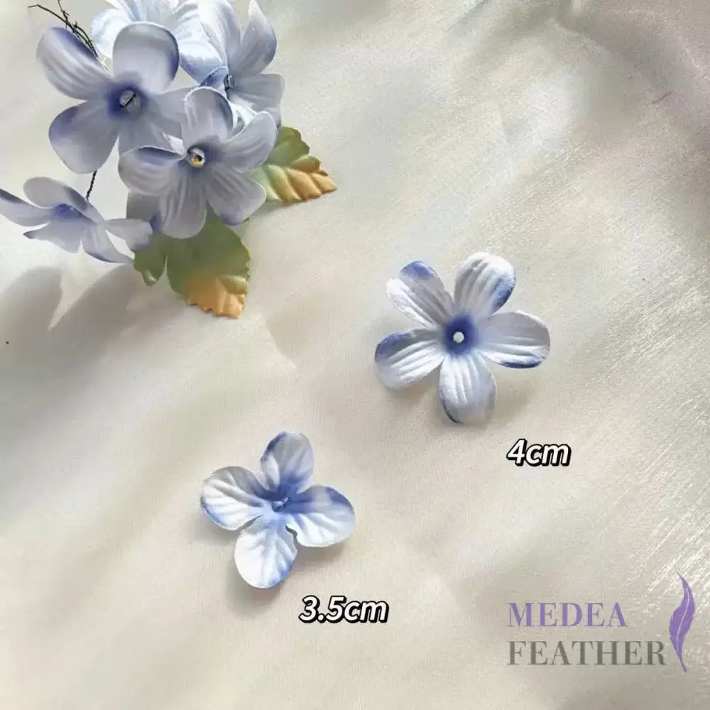 Hydrangea Flower Petals-Pack of 10 PETAL02 - Blue / 3.5cm