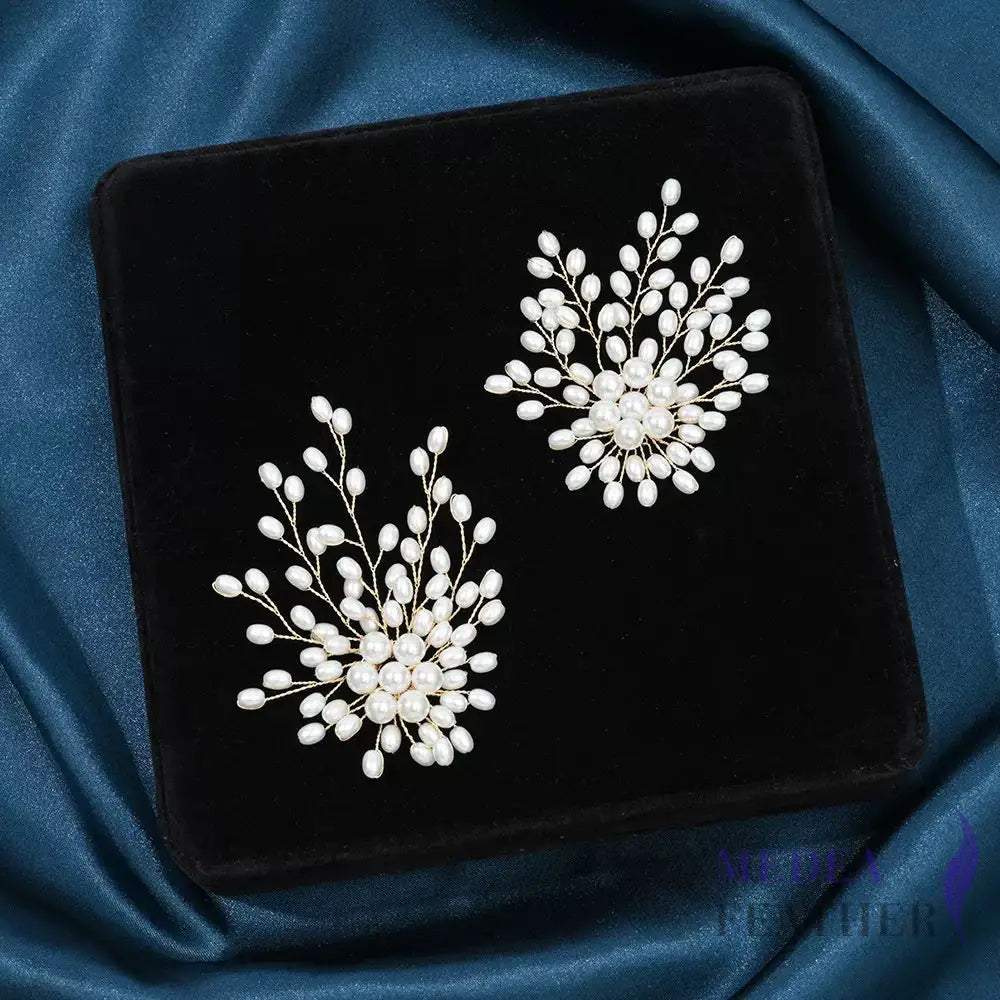 Imitation Pearl Firework Elegant Brooch Hair Accessories