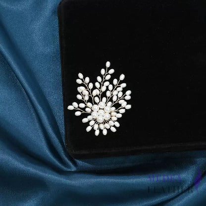 Imitation Pearl Firework Elegant Brooch Hair Accessories