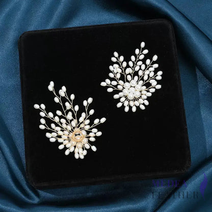 Imitation Pearl Firework Elegant Brooch Hair Accessories