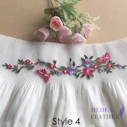 Iron on Flower Leaf Vines Butterflies Embroidery Applique EA01 4