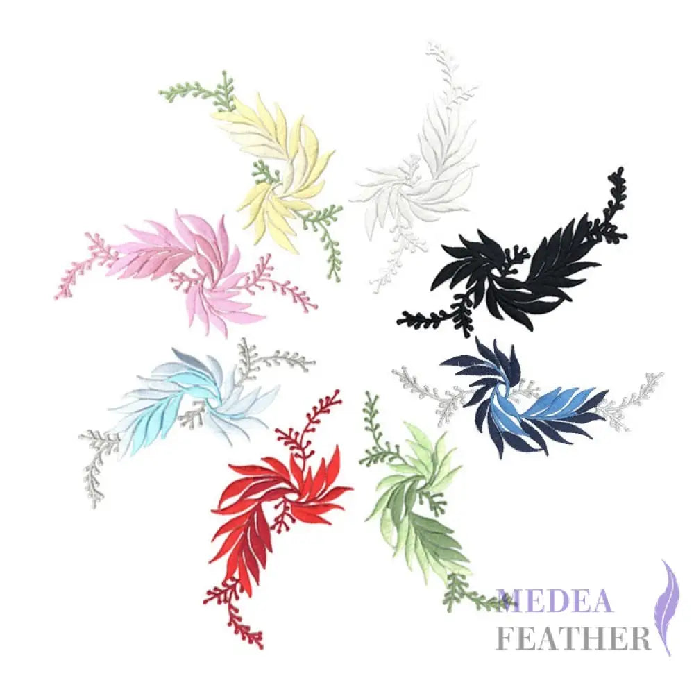 Iron on Leaf Vines Embroidery Applique EA03 assorted-16 pcs