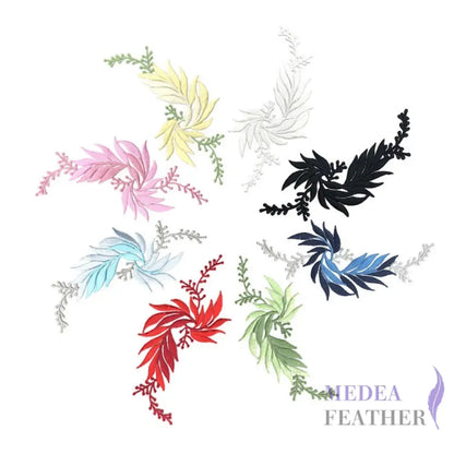 Iron on Leaf Vines Embroidery Applique EA03 assorted-16 pcs