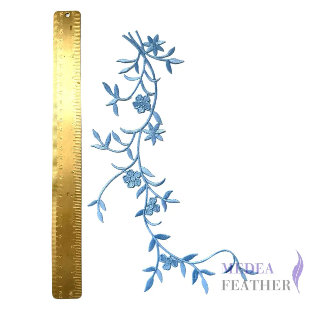 Iron on Leaf Vines Embroidery Applique EA07