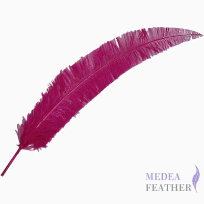 Long Clipped Ostrich Feather Plume 55-60cm - #20barbie pink