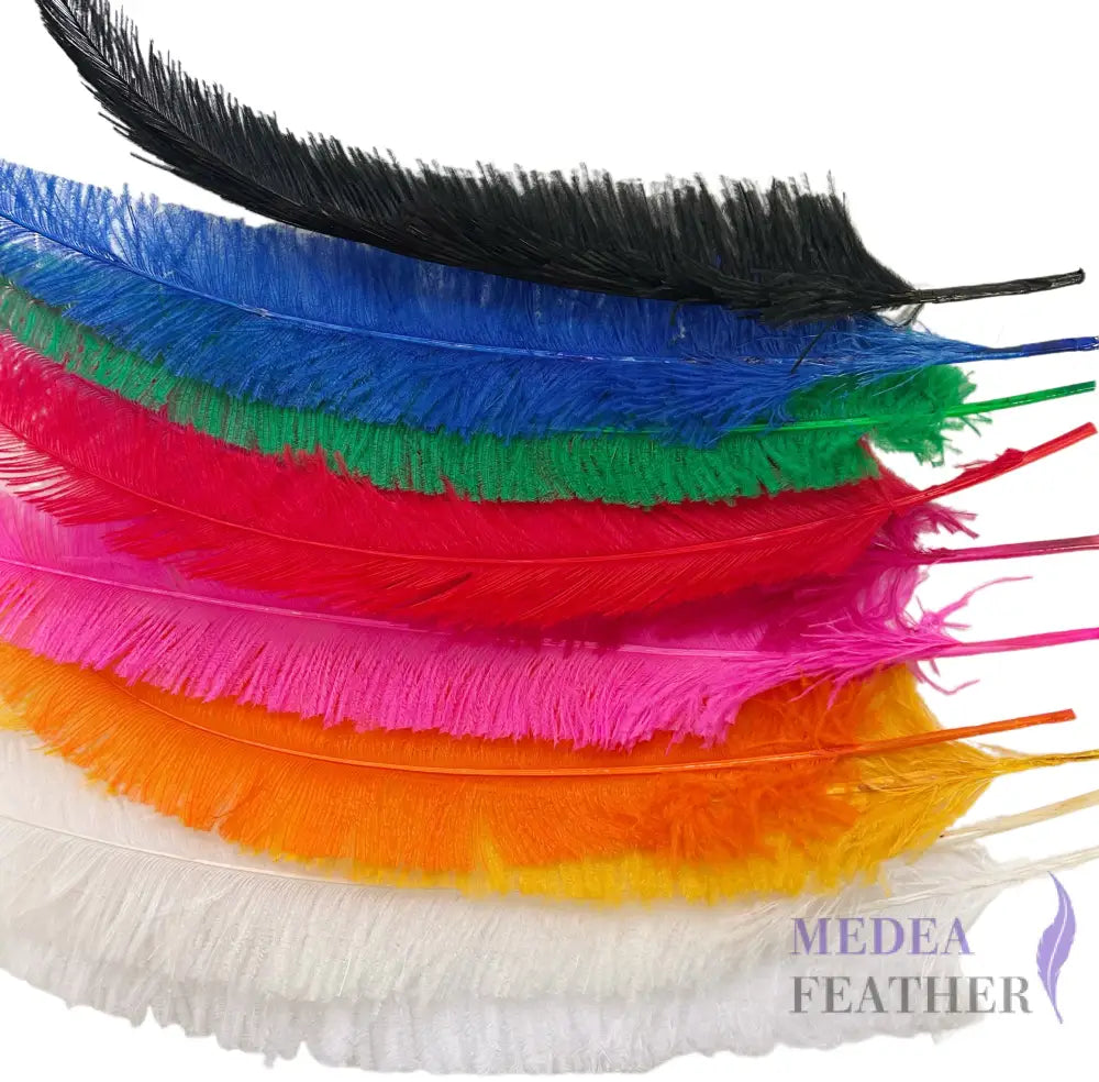 Long Clipped Ostrich Feather Plume 55-60cm