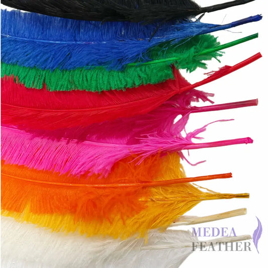 Long Clipped Ostrich Feather Plume 55-60cm