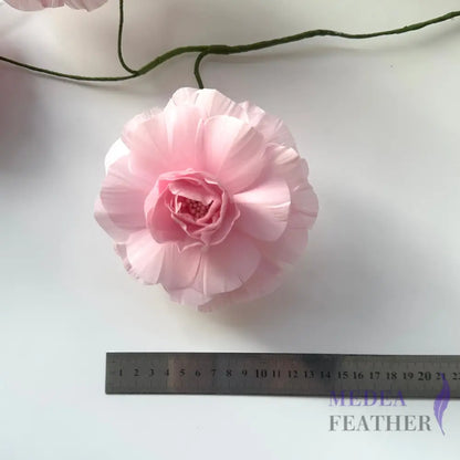 Long-Stemmed Three Feather Flower Bud Flower Spray FG260711 - Only 1 feather flower / Custom - Please add text below